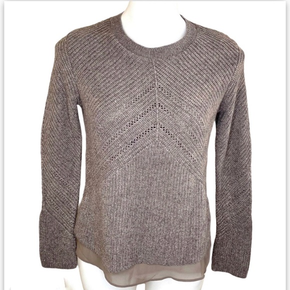 Lucky Brand knit sweater with detailed edge - Picture 1 of 3